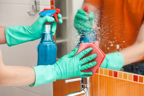 Aldwych Cleaners team cleaning residential floors